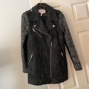 BCBG black & white coat